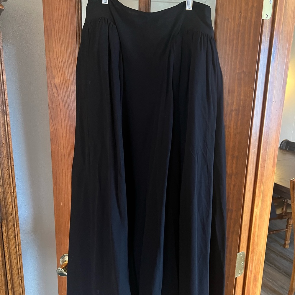 Reformation Black Maxi Skirt